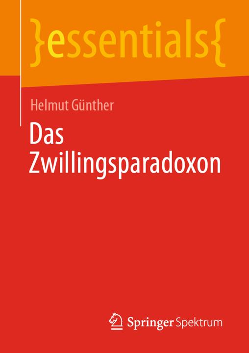 Image du produit Das Zwillingsparadoxon (Allemand, Helmut Günther, 2020)