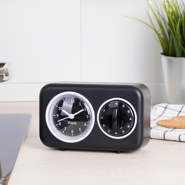 Actual product image Fisura RETRO KITCHEN TIMER black
