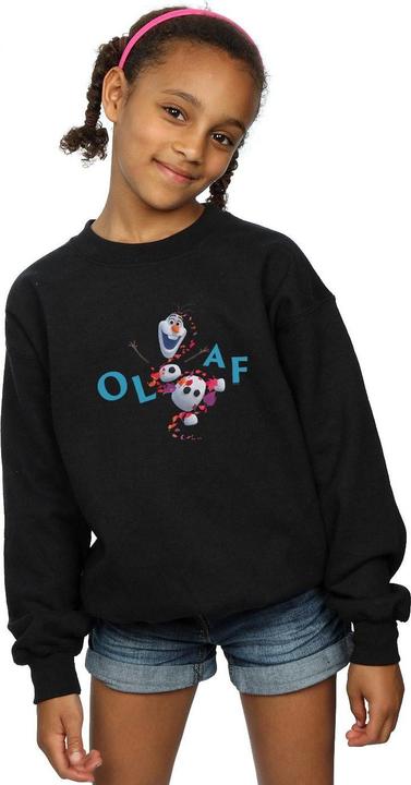 Actual product image Disney Girls Frozen 2 Olaf Leaf Jump Sweatshirt (128)