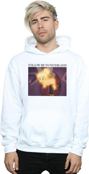 Actual product image Disney Mens Tinker Bell Follow Me Hoodie (XL)