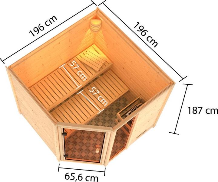 Immagine prodotto Karibu Tabea (9 KW di controllo esterno)