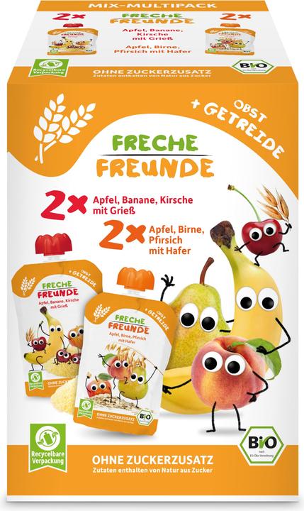 Actual product image Freche Freunde Fruit Cereal Mix BIO 4 x 100 g (493 g)