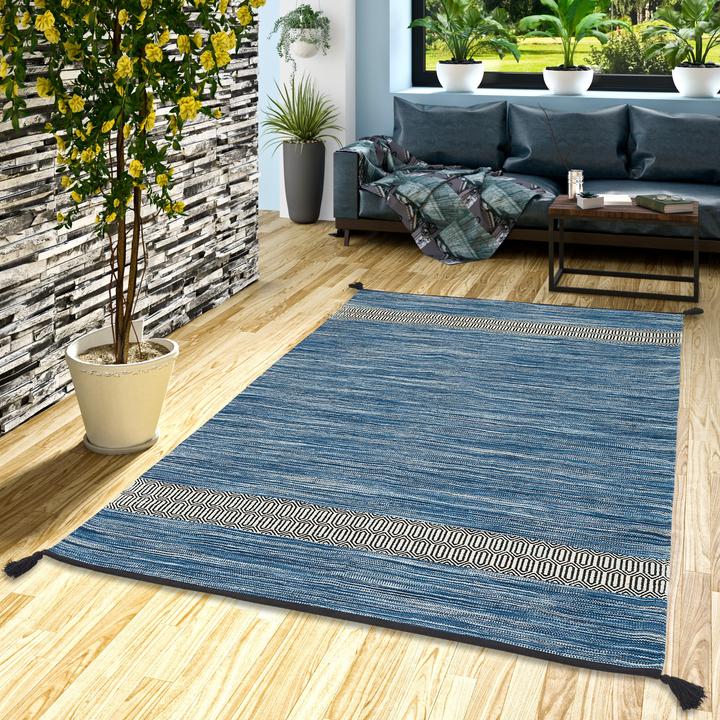 Immagine prodotto Pergamon Tappeto kilim in cotone naturale Toscana (120 x 180 cm)