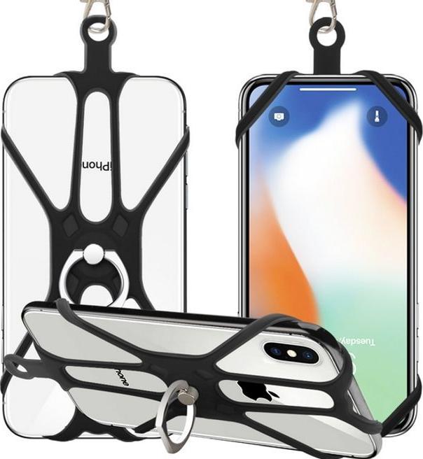 Immagine prodotto MU Style Catena universale del telefono cellulare del silicone con la funzione del supporto