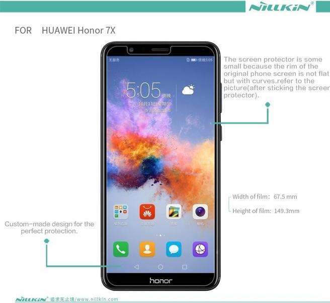 Actual product image Nillkin Matte Series (1 Piece, Honor 7X)