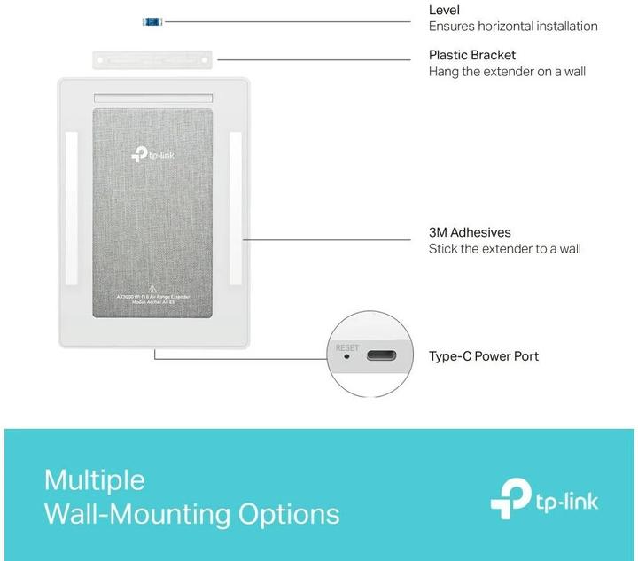 Immagine prodotto TP-Link ARCHER AIR E5 - Estensore di portata Archer Air E5 Dual Band Wi-Fi 6 (2402 Mbit/s, 574 Mbit/s)