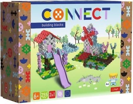 Actual product image Trefl Klocki Connect - Domek na drzewie / Wiatrak L TREF (255 pieces)