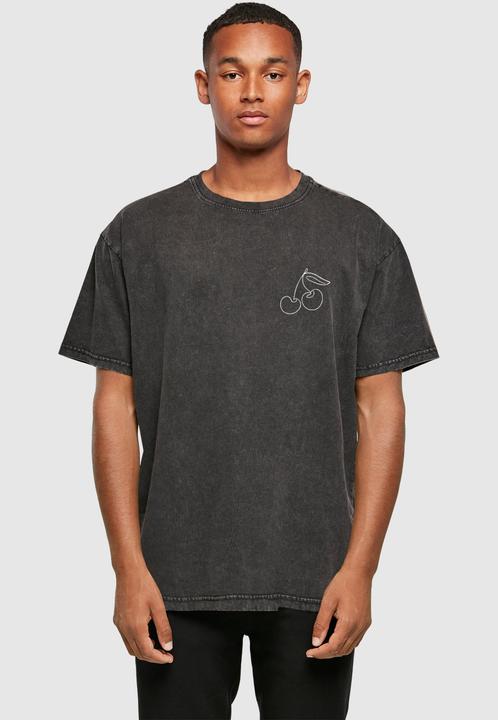 Image du produit Merchcode Cherry Acid Washed Oversize Tee - 112737 (S)