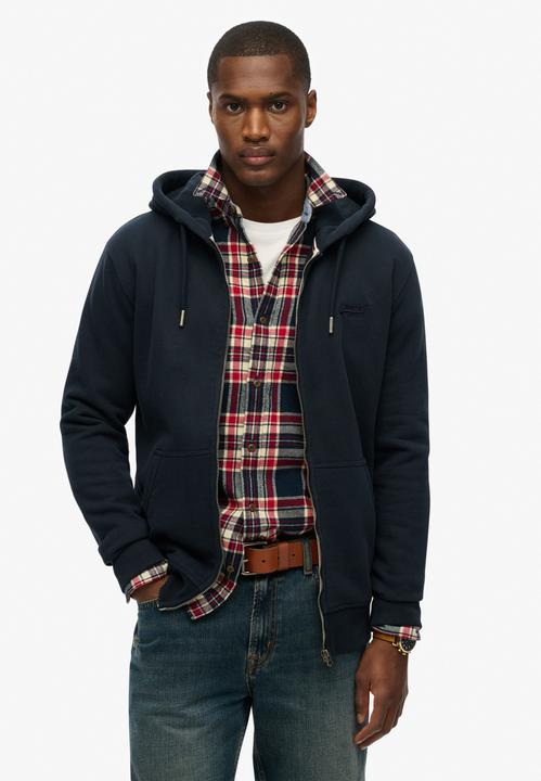 Image du produit Superdry Vest Essential Logo Zip Hoodie Hb M2014128b Eclipse Navy Mannen Maat - XXL (XXL)