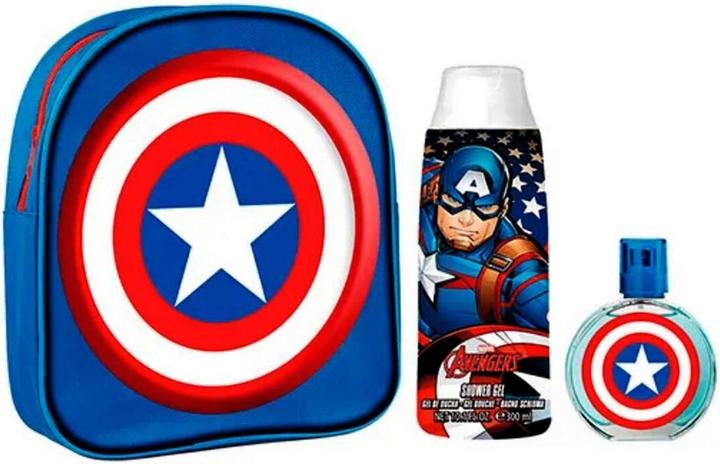 Actual product image Captain America Eau De Toilette Spray 50ml Set of 3 (Eau de toilette, 50 ml)
