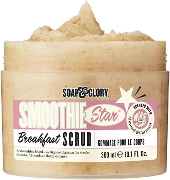 Soap & Glory Smoothie Star Breakfast Scrub Almond Sugar Vanilla Scent 300ml (300 ml)