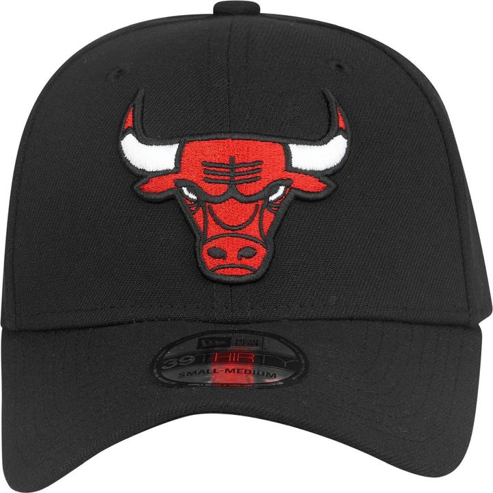 Produktbild New Era 39Thirty Stretch Cap - Chicago Bulls schwarz - L/XL (L)