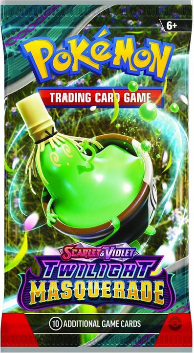 Actual product image Pokémon Twilight Masquerade (English, Booster Pack)