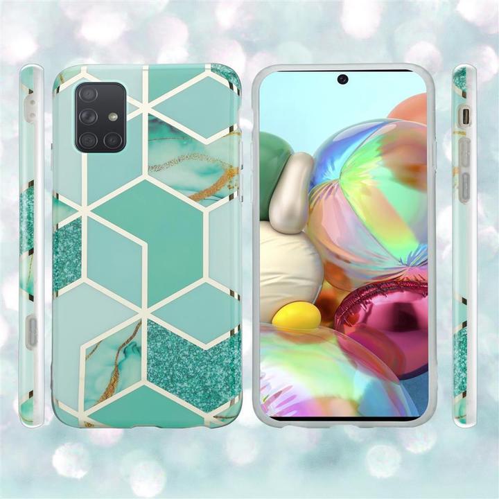 Actual product image Cadorabo IMD TPU Colorful Marble Cover (Samsung Galaxy A71 5G)