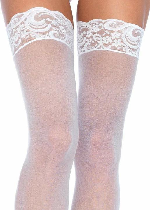 Produktbild Leg Avenue Straps-Strümpfe mit Spitze (46, 47, 48, 49, 50)