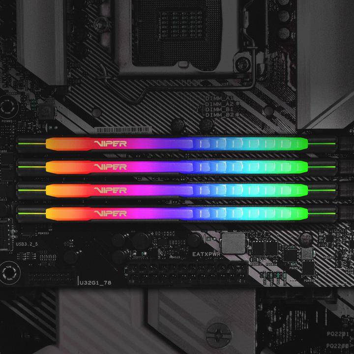 Produktbild Patriot Viper Steel RGB (2 x 16GB, 3200 MHz, DDR4-RAM, DIMM)