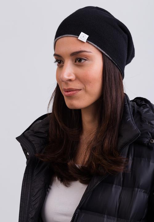 Produktbild Cash-Mere Kaschmir Wendebeanie (One Size)