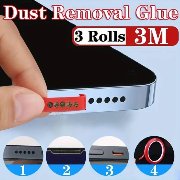 Immagine prodotto PhoneLook Rullo a nastro universale per pulire le connessioni dello smartphone e rimuovere la polvere