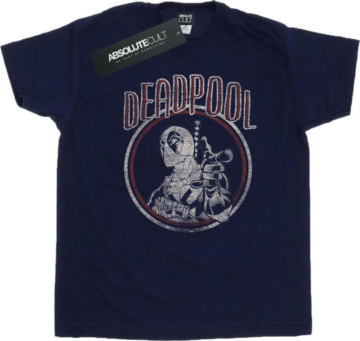 Image du produit - T-shirt DEADPOOL VINTAGE CIRCLE - Homme (XXL)