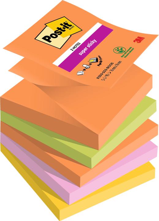 Orange, Grün, Rosa, Gelb