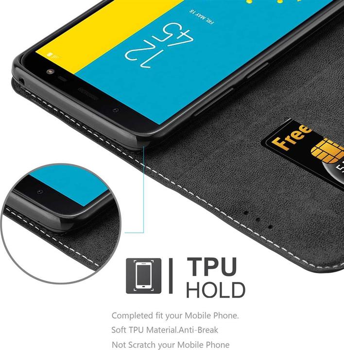 Immagine prodotto Cadorabo X-Wallet Copertura della tuta in ecopelle (Samsung Galaxy J6 (2018))