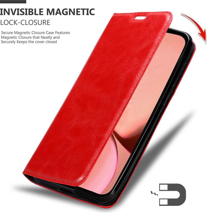 Produktbild Cadorabo Book Invis. Magnet Hülle (Apple iPhone 13 Pro)