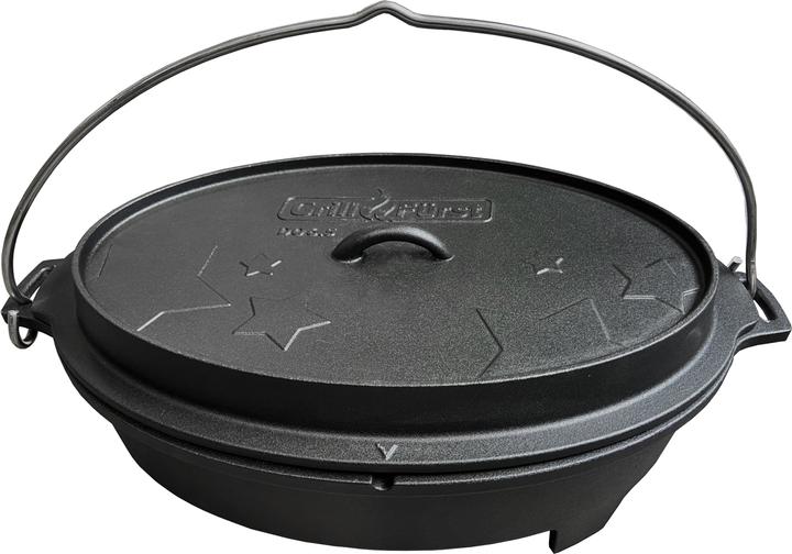 Immagine prodotto Grillfürst Forno olandese BBQ Edition DO 6,5 piatto/ovale per Weber Spirit, Weber Genesis, Broil King Si