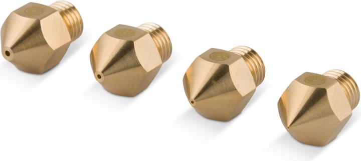 Produktbild Prima Creator PrimaCreator CR-10S Pro Mixed Size Brass Nozzle - 4 pcs (0.20 mm/0.40 mm/0.60 mm/0.80 mm) (Düse)