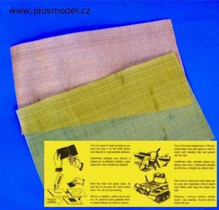 Actual product image Plus Model Grid fine Made of nylon, especially suitable for the scale 1:72