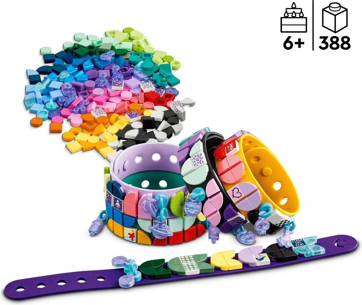 Actual product image LEGO Bracelet Design Creative Set (41807, LEGO Dots)