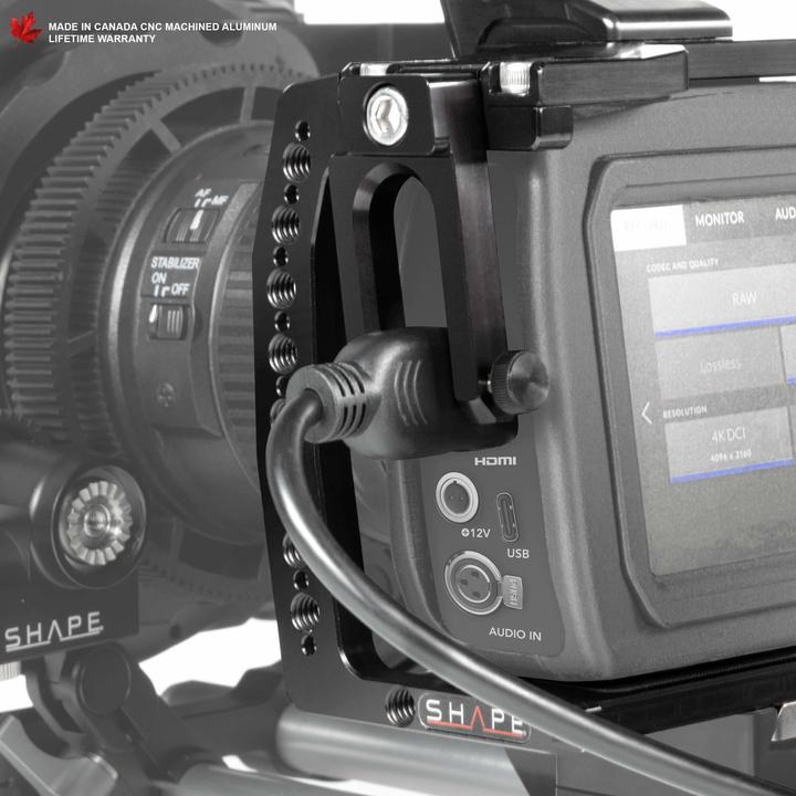Immagine prodotto Shape Supporto a spalla Blackmagic Pocket Cinema 4K / 6K, scatola opaca, Follow Focus (Tappetino Box, Seguire la messa a fuoco)