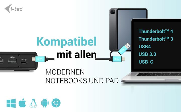 Produktbild i-tec Dual 4K (USB-C, 12 Ports)