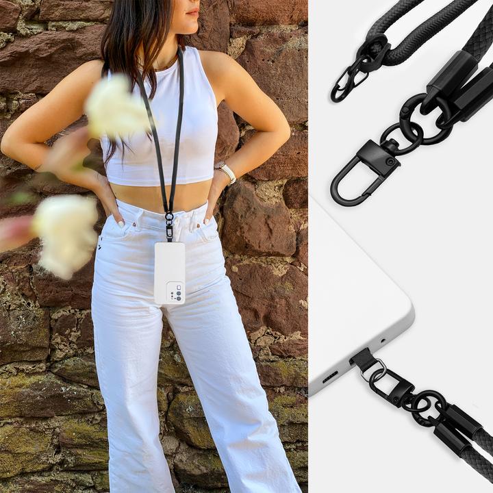 Produktbild Cadorabo Handykette für WIKO LENNY 4 PLUS Necklace Hülle mit verstellbarem Kordelband