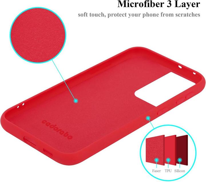 Produktbild Cadorabo TPU Liquid Silicone Case Hülle (Samsung Galaxy S21 Ultra)