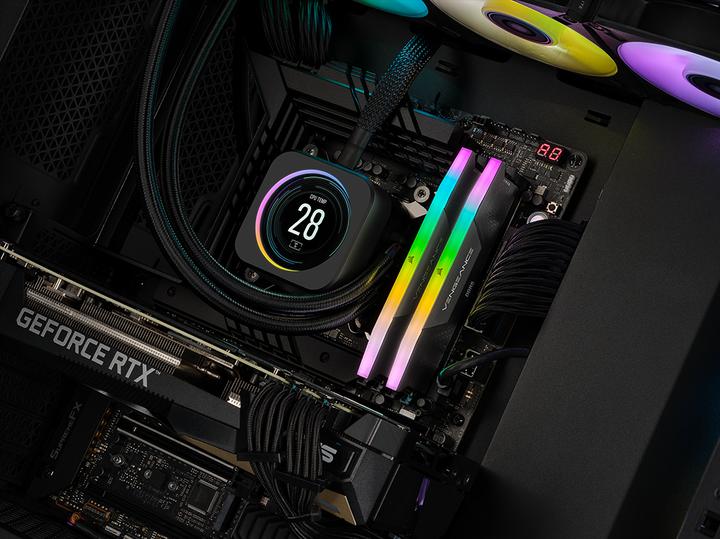 Produktbild Corsair Vengeance RGB (2 x 48GB, 6400 MHz, DDR5-RAM, DIMM)