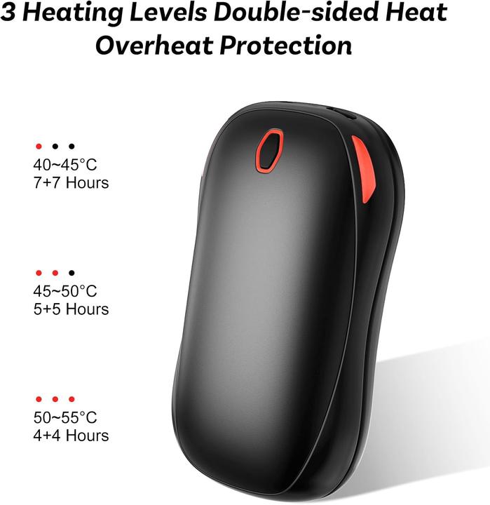 Actual product image Urbzue Wiederaufladbarer 2-in-1 Handwärmer mit Powerbank
