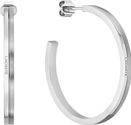 Lacoste Timeless hoop earrings Virtua 2040202 (Edelstahl)