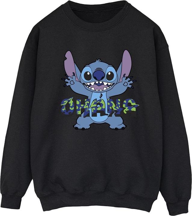 Immagine prodotto Disney Lilo And Stitch Ohana Blue Glitch Felpa Donna (XL)
