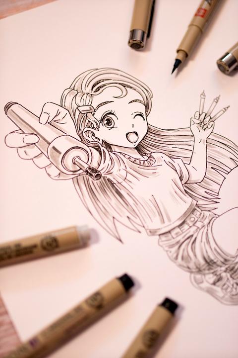 Actual product image Sakura Pigma Micron (Black, 3 x)