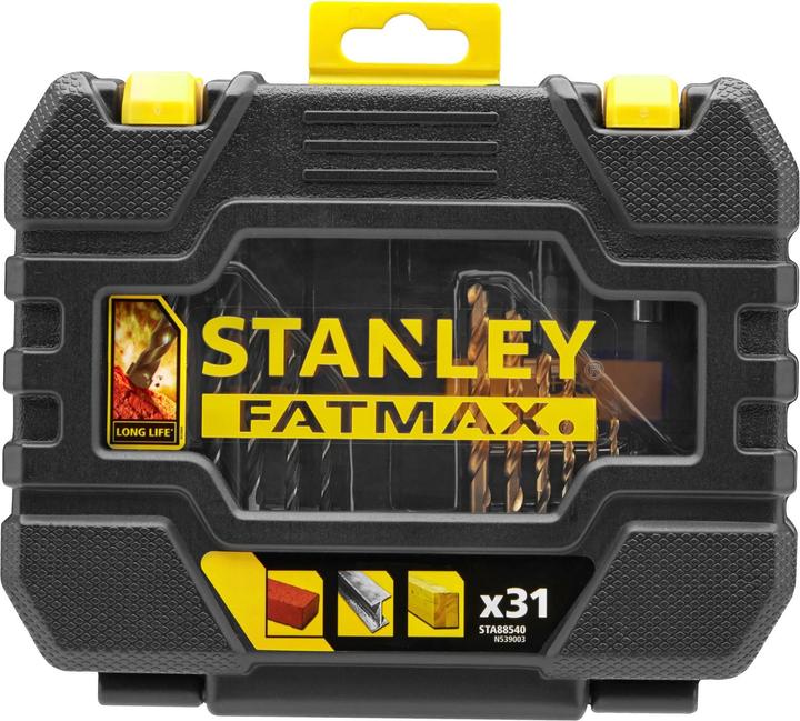 Produktbild Stanley Bit-Bohrer-Set im Koffer (1.5 mm, 2 mm, 2.5 mm, 3 mm, 3.5 mm, 4 mm, 5 mm, 6 mm, 7 mm, 8 mm)