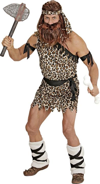 Produktbild Widmann CAVE MAN (Tunika, Gürtel, Beinlinge, Bänder für Arme und Stirnband), L (L)