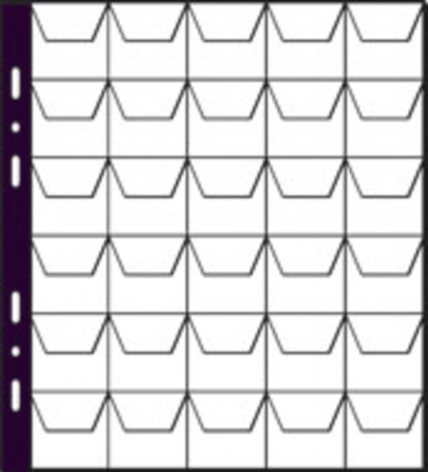 Pagna Mnzhllen, 30 F„cher … 35 x 35 mm, 215 x 235 mm (21.5 x 23.5 cm)