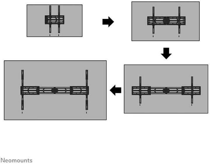 Actual product image Neomounts Select Screen Wall Mount (fixe (Wall, 110", 160 kg)