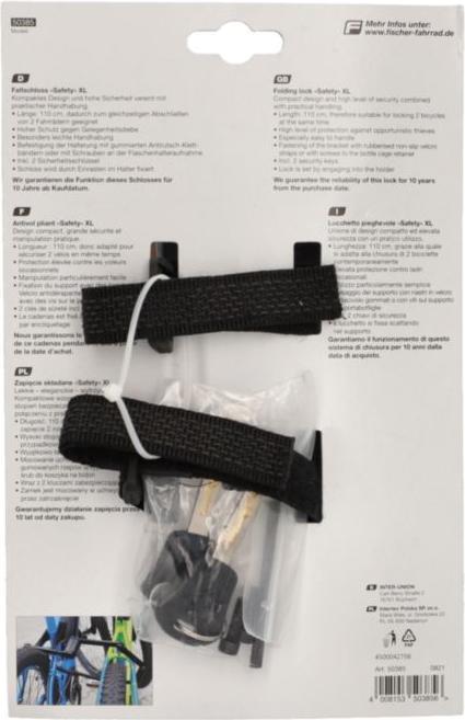 Actual product image Fischer Folding lock (110 cm)