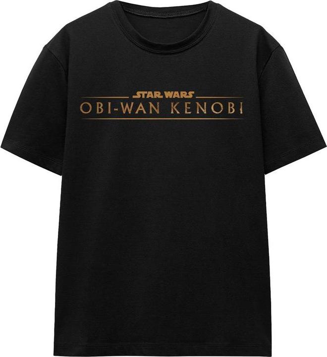 Actual product image Star Wars Unisex Adult Obi Wan Kenobi Logo T-Shirt (M)