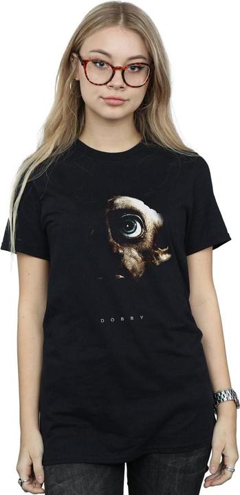 Actual product image Womens/Ladies Dobby Portrait Cotton Boyfriend T-Shirt (XL)