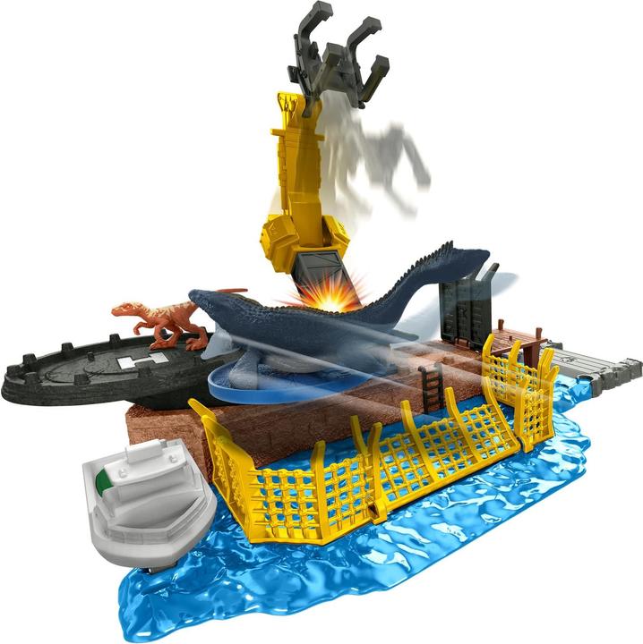 Produktbild Jurassic World Minis Spielset Mosasaurus Mayhem