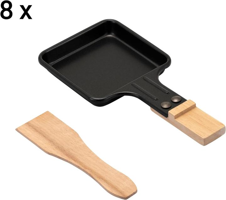 Immagine prodotto KLAMER Raclette 8 Personen 1500W Raclette Grill mit Holzgestell
