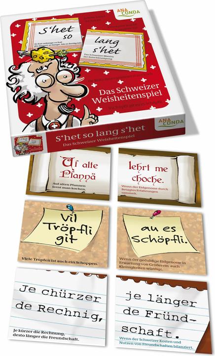 Actual product image S'het so lang s'het The Swiss wisdom game (German)
