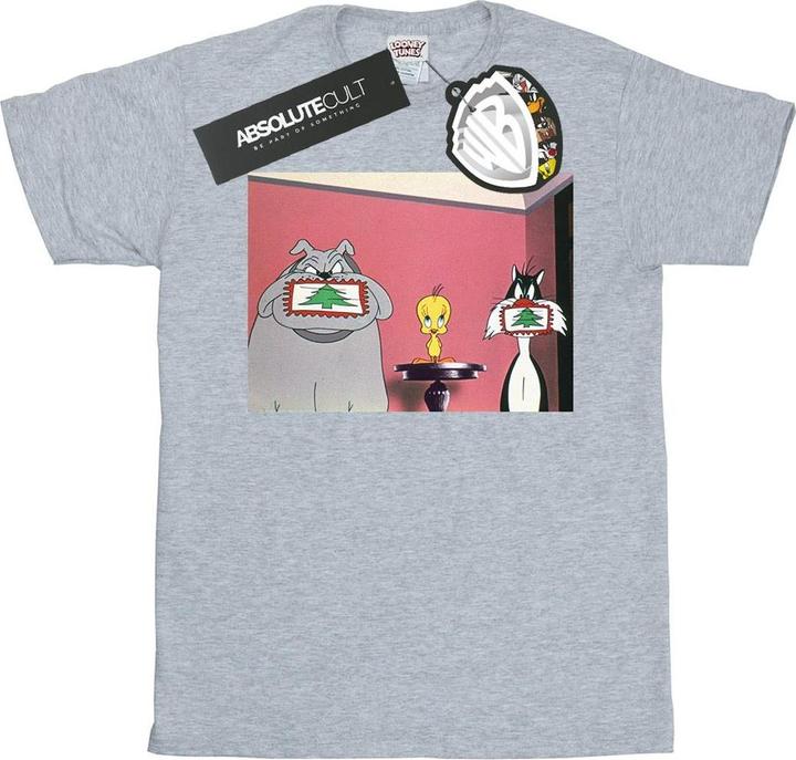 Image du produit Looney Tunes - T-shirt CHRISTMAS POSTCARD - Femme (S)